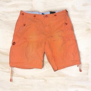 Polo by Ralph Lauren Men's Vibrant Orange Cargo Shorts NWT